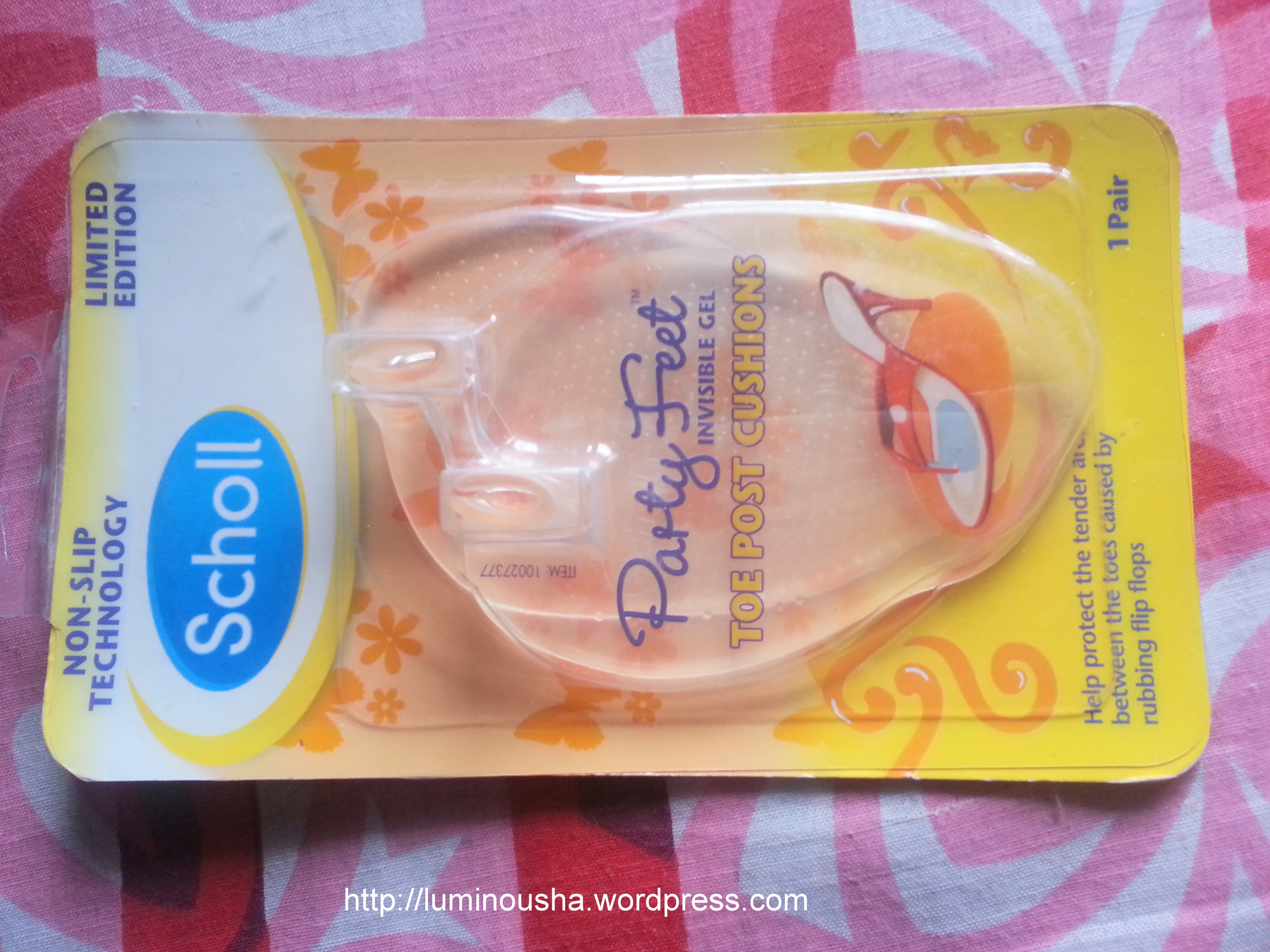 Scholl Party Feet Invisible Gel Toe 